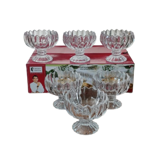 ICE-CREAM GLASS BOWL SET