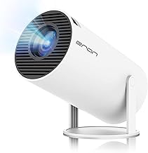 Hy300 PRO+ Android 11.0 Mini Projector WiFi6 Bluetooth-Compatible 5.4 HD 720p 170 ANSI Lumens Home Theater Projector