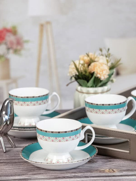 CUP & SAUCER SET – 6 pcs