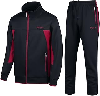 Men's Sweatsuit Athletic-Sports Casual Clothes High-Quality-Jogging Two Piece Tracksuit