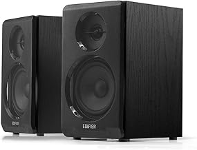Active Bookshelf Bluetooth Speaker HiFi Home 2.0 Stereo Desktop 5-Inch Woofer Remote