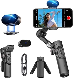 F5 Customized 3 Axis Foldable Gimbal Stabilizer Handheld Smartphone Stabilizer System Mobiler Gimbal Stabilisator for Vlogging