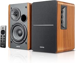 Active Bookshelf Bluetooth Speaker HiFi Home Used Stereo Desktop 5-Inch Woofer Remote