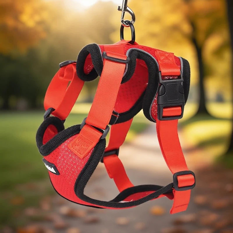 Ultra-Thin Summer Pet Harness Adjustable Cat Traction Rope Vest-Style Anti-Breakaway for Cats and Dogs