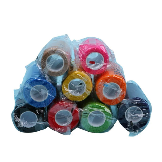 Customized Self-Adhesive Cohesive Elastic Bandage Non-Woven Pet Athletic Sports Tape Vet Wrap for Sports Injury Care