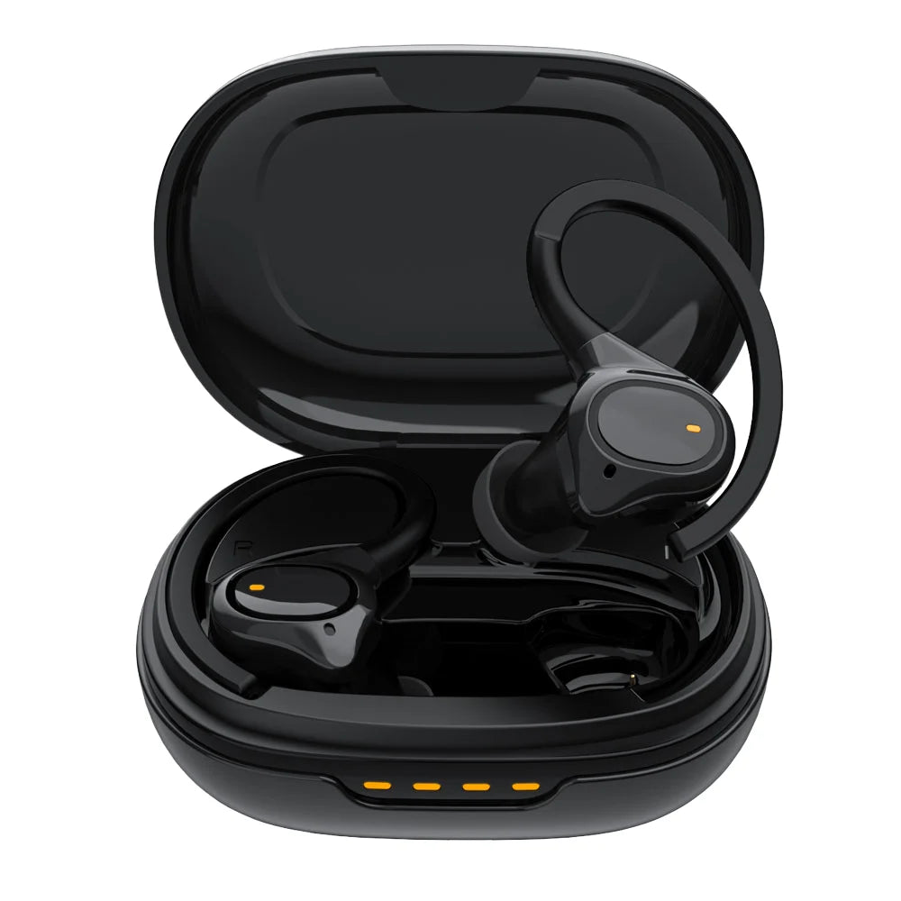 Q7 OWS True Wireless for Bluetooth Earphones High-Definition Waterproof Sports Noise-Cancelling LED Battery Open-Ear Hook Design