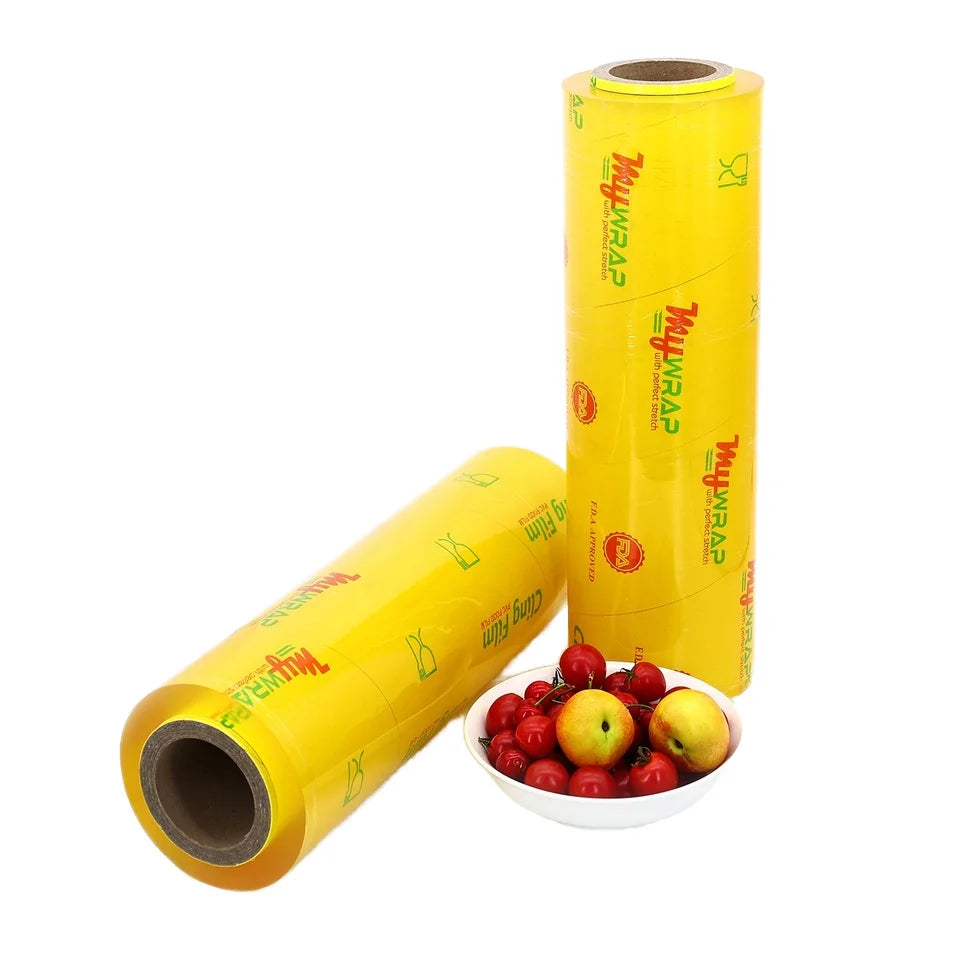 Cheap PVC Packing Shrink Wrap Stretch Roll Plastic PVC Cling Film for Tableware Cookware Egg Household Products Packaging