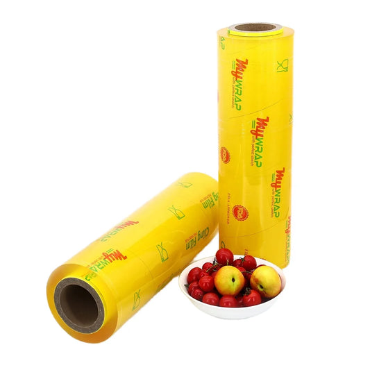 Cheap PVC Packing Shrink Wrap Stretch Roll Plastic PVC Cling Film for Tableware Cookware Egg Household Products Packaging