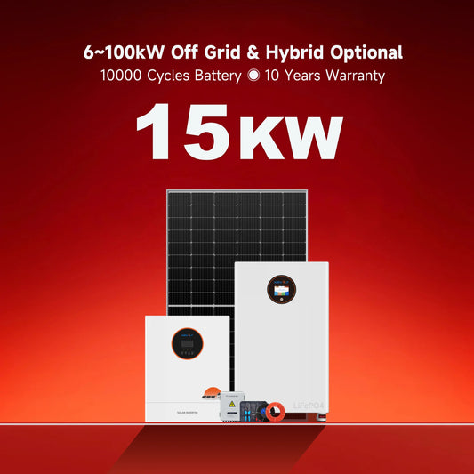 KEVOLT Hybrid Solar System 10KW 20KW 30KW Complete Solar Kit with Energy Storage Battery and Solar Inverter