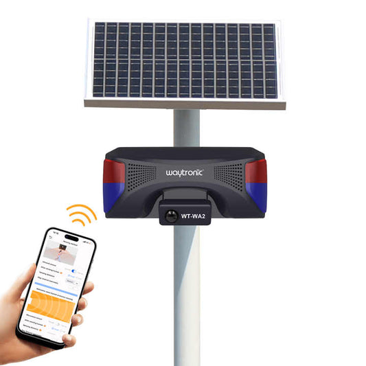Smart Solar Infrared Motion Sensor Alarm System