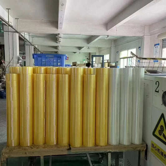 High Quality Custom BOPP Jumbo Roll Self-Adhesive Clear Transparent Water Activated Packing Tape for Sealing Cartons & Boxes