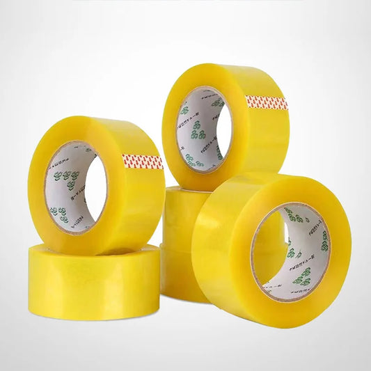 Free Sample 48mm 100y BOPP Water Activated Clear Adhesive Tape Single Sided Pressure Sensitive Waterproof Hot Melt Acrylic