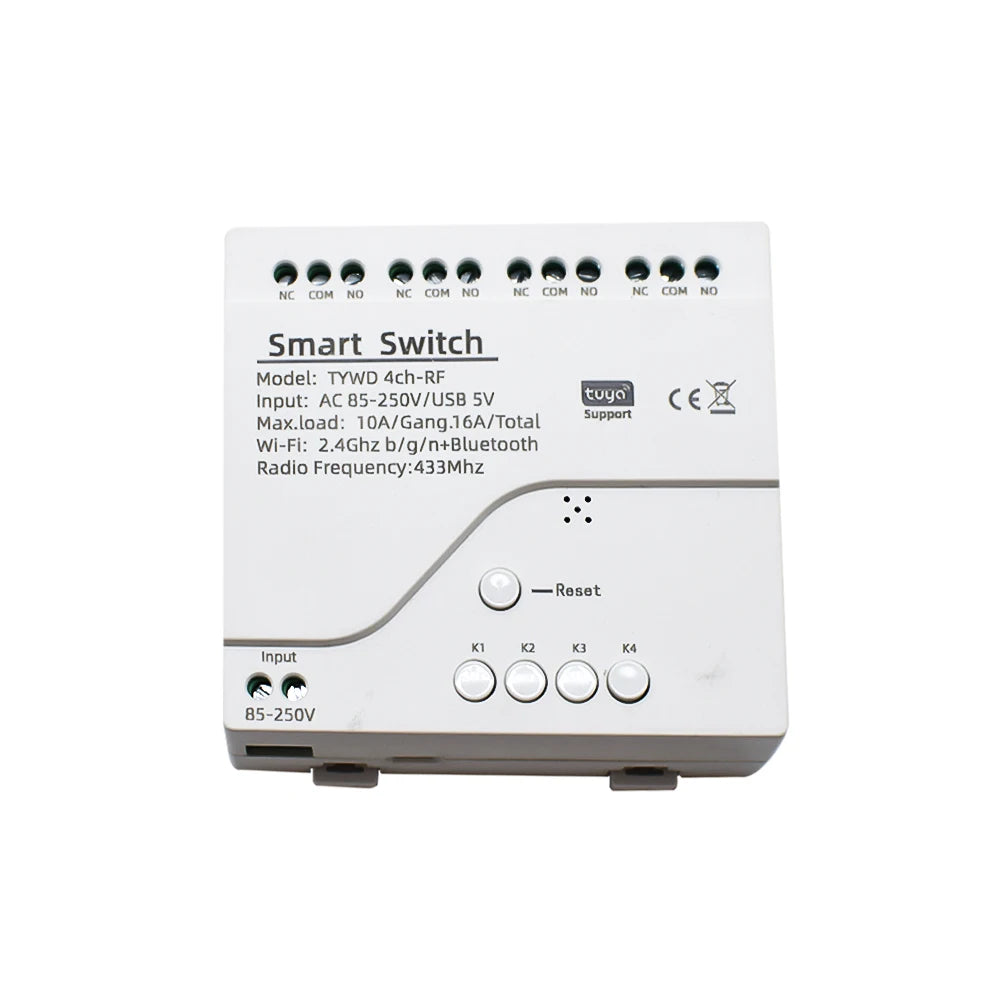 Home Automation System Smart Solutions Tuya Wifi Door Smart Home System RF Wireless Remote Control Tuya Wifi Smart Switch 110V