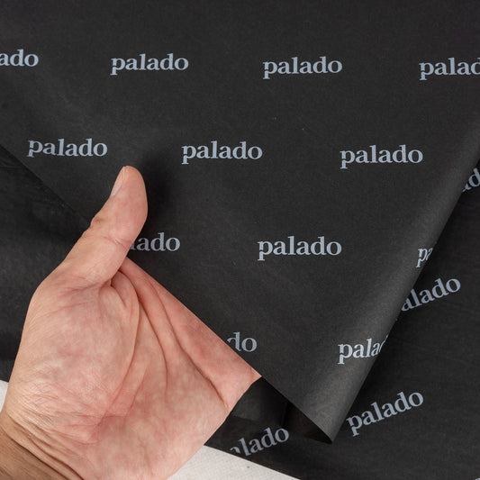 Luxury Custom Logo Branded Black Paper 17gsm Clothes Personalized Biodegradable Tissue Wrapping Paper