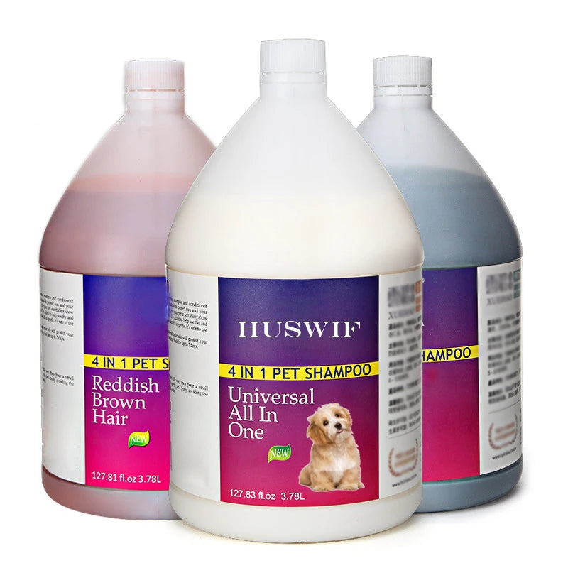 4 in 1 Organic Oatmeal Dog Shampoo and Conditioner Bulk Gallon Moisturizes and Conditions the Skin and Coat of Pets