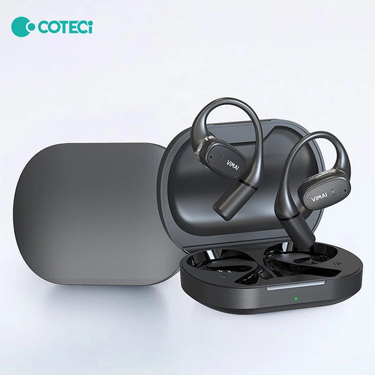 COTECi Business Office Earbuds Buds HiFi Noise Cancelling TWS Wireless Bluetooth 5.4 Smart AI Translation Translator Earphone