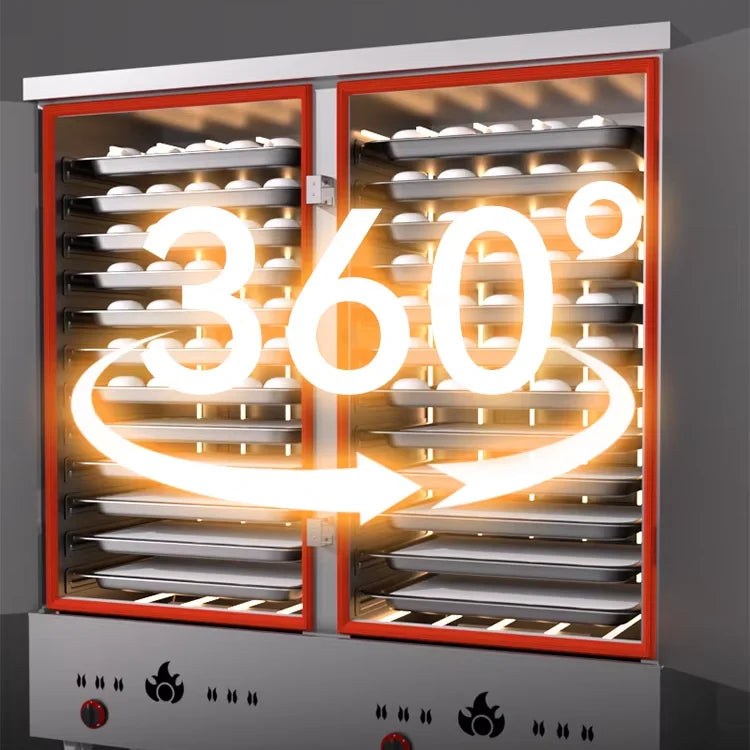 A Industrial Electric Bread Hot Dog Dim Sum Bakery Milk Rice Cooking Noodle Steamer Machine with Gas for Bun Food Steaming Steam