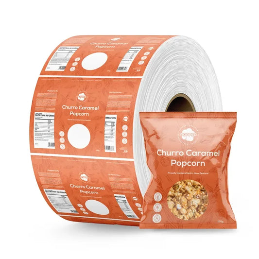 Custom Print Plastic Foil Laminated Heat Sealable Flexible Food Packaging Materials Roll Stock Film for Automatic Packing