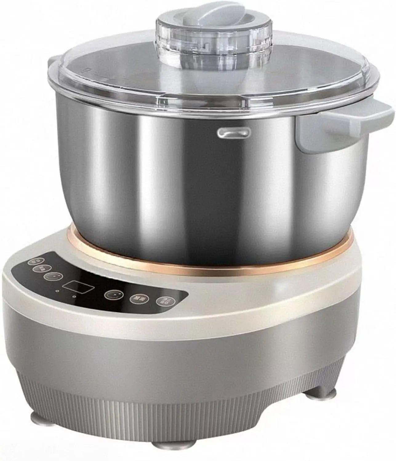 Electric Dough Machine With Fermentation Function, Microcomputer Timing, Front Touch Panel, 6.3qt(7L), 304 Stainless Steel,Used