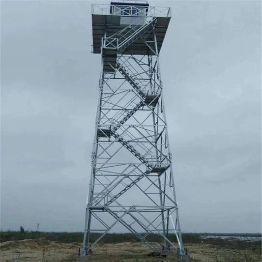 Customized Size Prison Security Tower Watchtower Tower Steel By Fire Protecting /agricultural Irrigation/telecommunication Tower