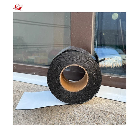 OEM 1.0MM,1.2MM Construction Waterproofing Bitumen Tape Self-Adhesive Asphalt Waterproof Membranes Repairing Tape