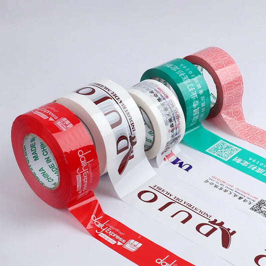 Branded Custom Packing Tape Strong Adhesive Printed Tape Roll Printed Adhesive Tape