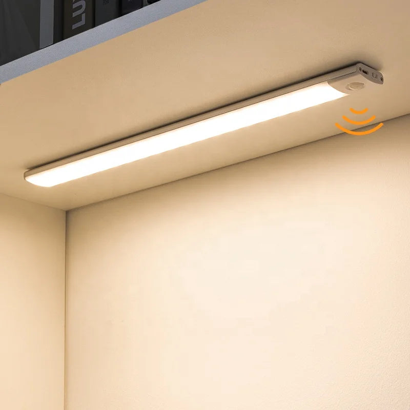 LED Cabinet Light Clear Luminous USB Body Lamp Furniture Light OEM Switch Magnetic Wall Motion Sensor Under LED Cabinet Light