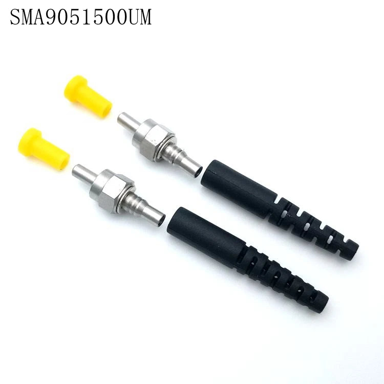 Industrial plastic fiber optic connector fiber optic jumper durable fiber optic jumper with SMA905 connector 1500um