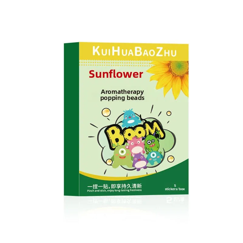 Purple Root Essential Oil Patch - Outdoor Mosquito Repellent for Children's Plant Essential Oil Patch with Cartoon Design