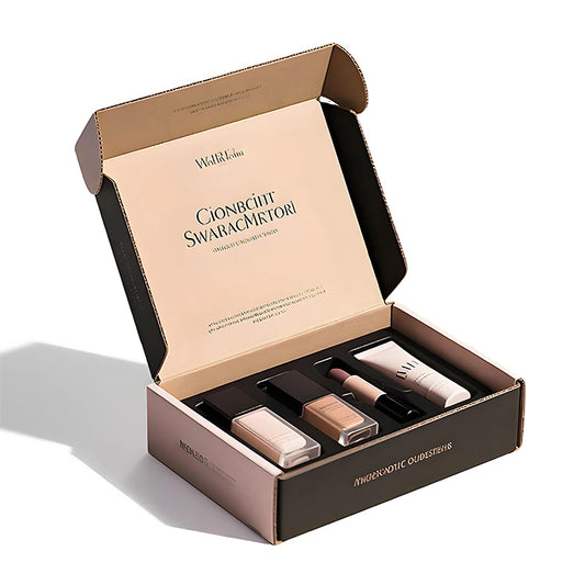 Custom Printed Logo Mailing Packing Box Skincare Cardboard Shipping Corrugated Mailer Packaging Paper Boxes for Cosmetic