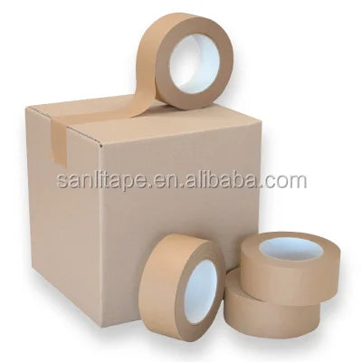 Good Price OEM Partner Since 1997 Free Sample Carton Sealing Kraft Paper Tape,kraft Tape,bleached Kraft Paper