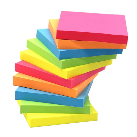 Promotion School & Office Supplies Easy-to-Carry Colorful Self-Adhesive Notepad & Shaped Sticky Notes 3x3 100sheets