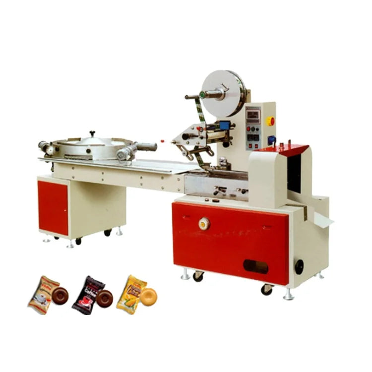 High Speed Automatic Candy Bread Biscuit Packing Machine