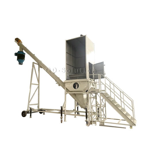 High Production Capacity Mobile Bulk Bag Dscharger Manual Ton Bag Unpackaging Machine