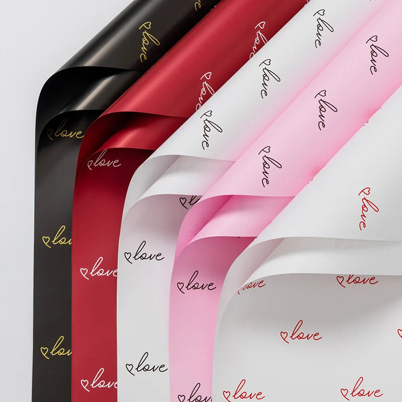 New Designs Waterproof Flower Wrapping Paper Florist Supplier Korean Wrapping Paper Floral Material Supplier Wholesale
