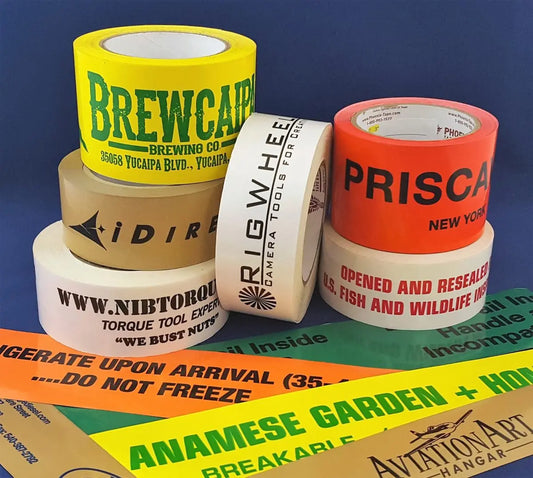 Adhesive Package Carton Sealing Tape Packing Tape With Logo BOPP Printed Tape 100y/200y/1000y