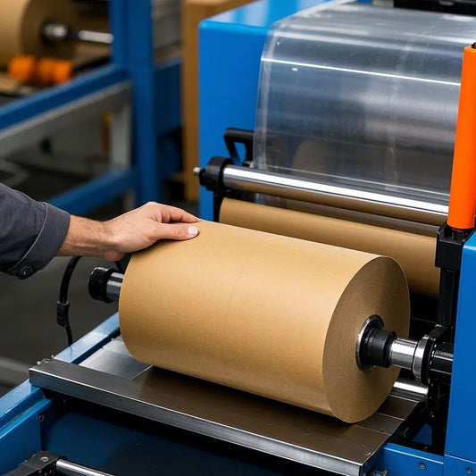 Factory Price Eco Friendly Kraft Paper Roll Brown Recycled White Kraft Wrapping Paper Roll Sachet Food Packaging for Paper Bag
