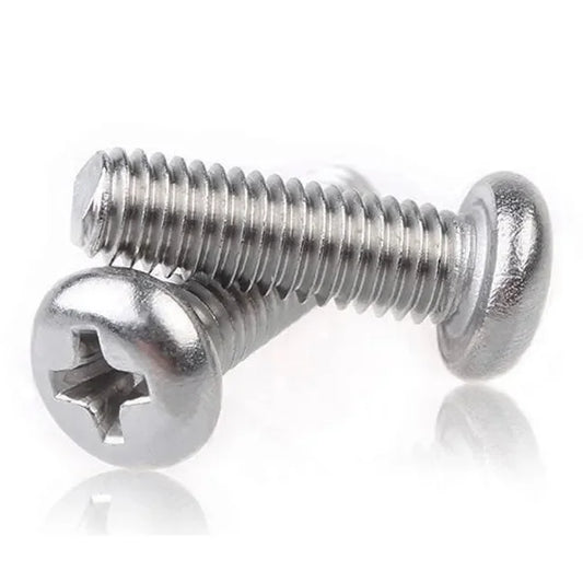 Customized CNC Machining Parts M2 M2.5 M3 M4 M5 M6 M7 M8 Stainless Steel Cross Recessed Phillips Flat Head Screw