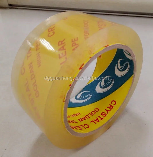 Factory Manufacturing Self Adhesive Tape Plastic Bopp Packing Tape Waterproof Crystal BOPP Stationery Tape Cinta