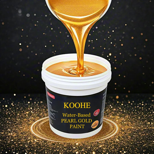 24k Gold Waterborne Industrial Paint Metallic Liquid Coating