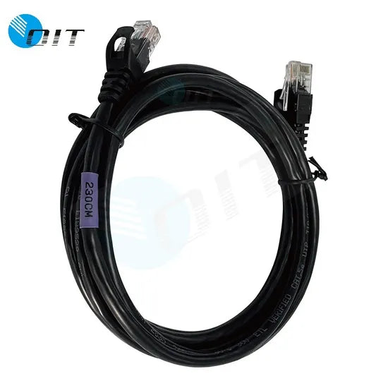 High-Speed Black Cat 6 Cat5 Ethernet Cable - 2.5m Custom Length