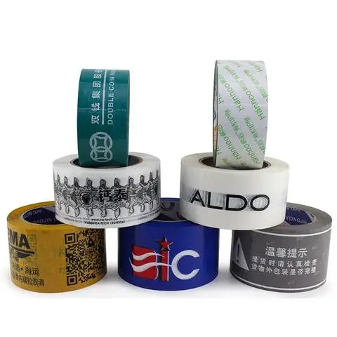 Low MMQ Customized Adhesive Packaging Carton Sealing Tape Packaging Tape with logo BOPP Printing Tape