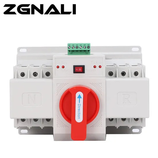 380V Generator Change Over Switch Nlq5-125/3p 125A 100A 80A 50/60Hz Mini ATS Dual Power Two-in-One Automatic Transfer Switch