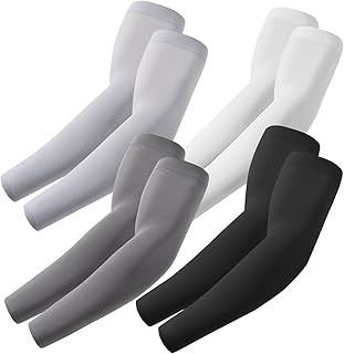 Compression Arm Sleeves For UV Protection Sun Screen Cooling Cycling Running Hiking Outdoor Sports