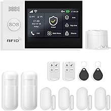 Home Security Slim Fingerprint Pin Code IC Cards Smart Lock for Sliding Glass Door, Waterproof with Hook, WiFi Tuya Ttlock APP Control Digital Keypad and Handle