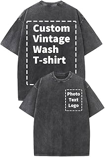 Custom Logo Acid Wash T-shirt 100% Cotton Tshirt Breathable Oversized T-shirt Vintage T Shirts