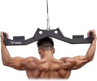 Lat Pull Down Cable Machine Attachment - Cable Machine Accessories for Home Gym