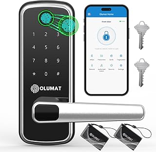 Camakt Smart Lock Aluminum Alloy Tuya Smart Door Lock with Fingerprint Home Security Cerradura Inteligente Handle Locks