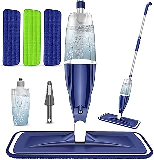 Microfiber Mop Easy Flat Mop Pedal 360 Spin Mop Floor Mop Cleaning Mop Bucket Mop Stainless Steel Bucket Mop Magic Mop Kitchen Products