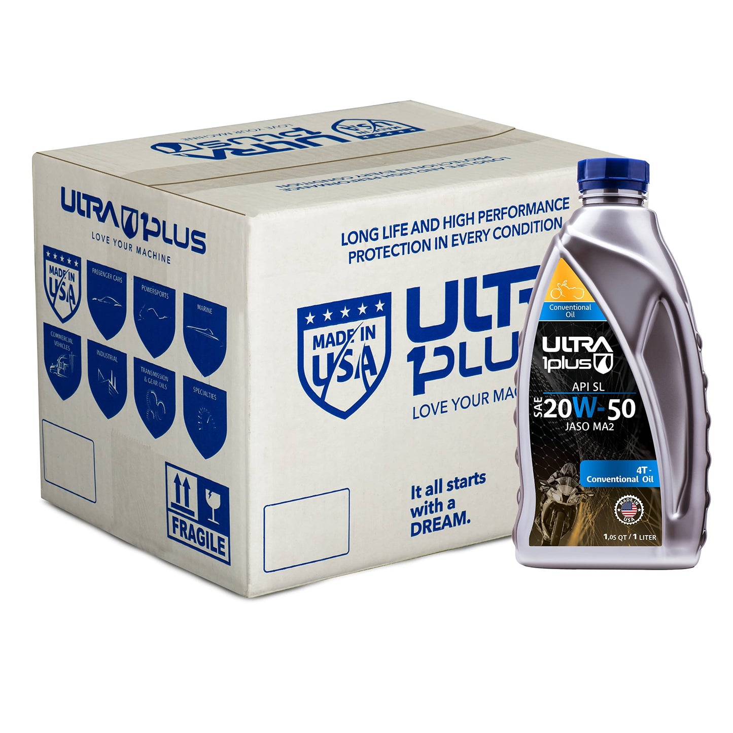 High Performance Car and Motorcycle Engine Oil, 4-stroke Engine Oil 4T 20W50 Motorcycle Engine Oil